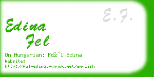 edina fel business card